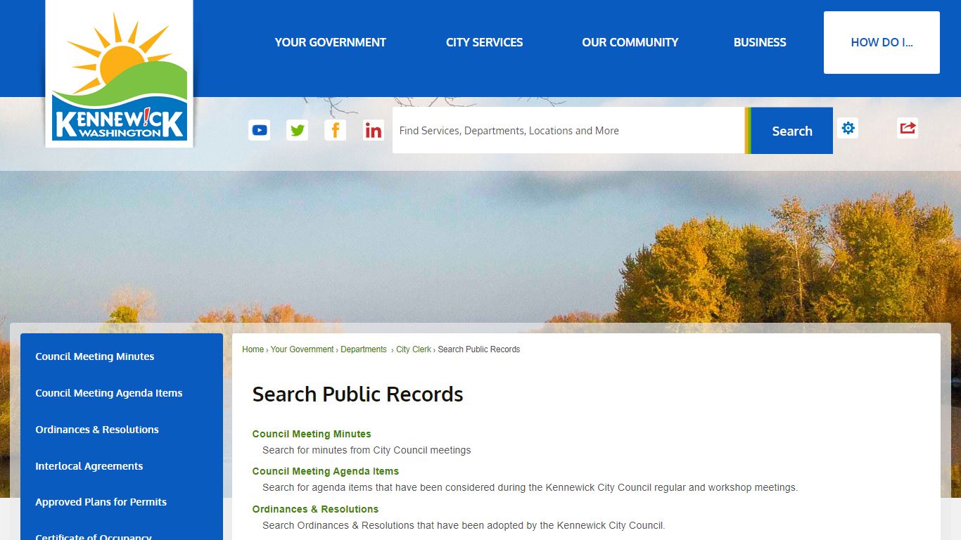 Search Public Records | Kennewick, WA